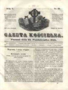 Gazeta Kościelna 1847.10.25 R.5 Nr43