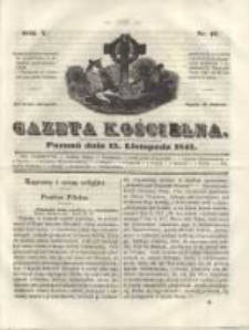 Gazeta Kościelna 1847.11.15 R.5 Nr46