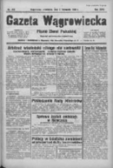 Gazeta Wągrowiecka: pismo ziemi pałuckiej 1938.11.06 R.18 Nr255