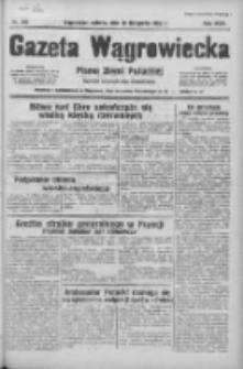 Gazeta Wągrowiecka: pismo ziemi pałuckiej 1938.11.19 R.18 Nr265