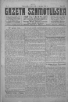 Gazeta Szamotulska: niezależne pismo narodowe, społeczne i polityczne 1924.01.01 R.3 Nr1