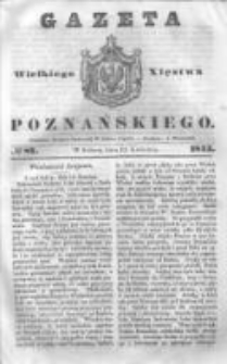 Gazeta Wielkiego Xięstwa Poznańskiego 1844.04.13 Nr87