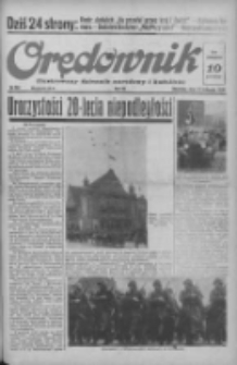 Orędownik: ilustrowany dziennik narodowy i katolicki 1938.11.13 R.68 Nr261