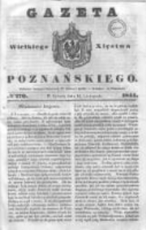 Gazeta Wielkiego Xięstwa Poznańskiego 1844.11.16 Nr270