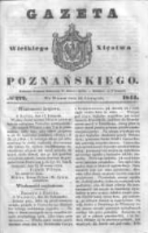 Gazeta Wielkiego Xięstwa Poznańskiego 1844.11.19 Nr272