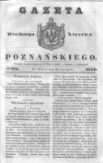 Gazeta Wielkiego Xięstwa Poznańskiego 1844.11.26 Nr278