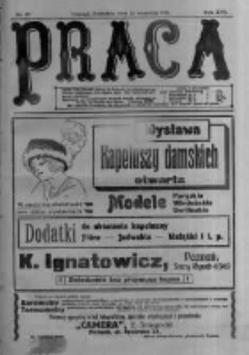 Praca: tygodnik polityczny i literacki, illustrowany. 1912.09.15 R.16 nr37