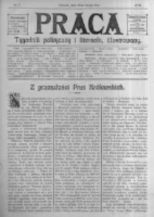 Praca: tygodnik polityczny i literacki, illustrowany. 1914.02.15 R.18 nr7