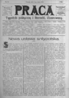 Praca: tygodnik polityczny i literacki, illustrowany. 1914.03.08 R.18 nr10
