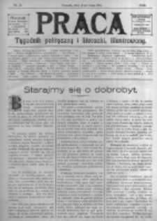 Praca: tygodnik polityczny i literacki, illustrowany. 1914.05.31 R.18 nr22