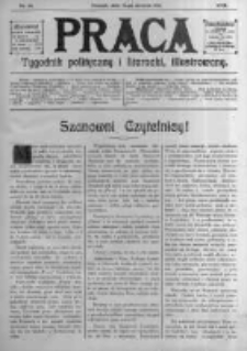Praca: tygodnik polityczny i literacki, illustrowany. 1914.08.23 R.18 nr34