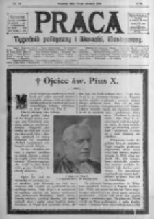 Praca: tygodnik polityczny i literacki, illustrowany. 1914.08.30 R.18 nr35