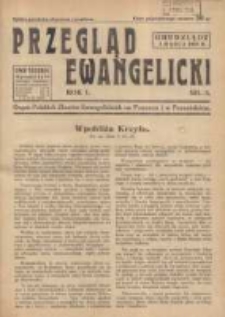 Przegląd Ewangelicki: organ Polskich Zbor&oacute;w Ewangelickich na Pomorzu i w Poznańskiem 1934.03.01 R.1 Nr5