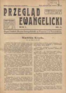 Przegląd Ewangelicki: organ Polskich Zborów Ewangelickich na Pomorzu i w Poznańskiem 1934.03.01 R.1 Nr5
