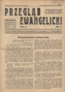 Przegląd Ewangelicki: organ Polskich Zbor&oacute;w Ewangelickich na Pomorzu i w Poznańskiem 1934.04.16 R.1 Nr8