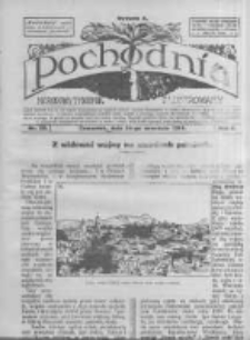 Pochodnia. Narodowy Tygodnik Illustrowany. 1914.09.24 R.2 nr38