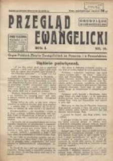 Przegląd Ewangelicki: organ Polskich Zbor&oacute;w Ewangelickich na Pomorzu i w Poznańskiem 1934.10.16 R.1 Nr18