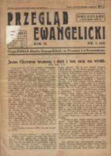 Przegląd Ewangelicki: organ Polskich Zborów Ewangelickich na Pomorzu i w Poznańskiem 1935.01.01 R.2 Nr1