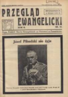 Przegląd Ewangelicki: organ Polskich Zbor&oacute;w Ewangelickich na Pomorzu i w Poznańskiem 1935.05.16 R.2 Nr10