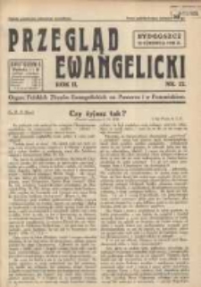 Przegląd Ewangelicki: organ Polskich Zbor&oacute;w Ewangelickich na Pomorzu i w Poznańskiem 1935.06.16 R.2 Nr12