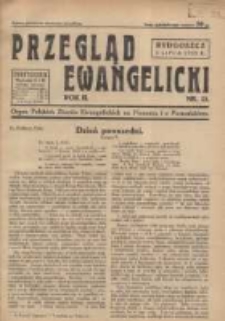 Przegląd Ewangelicki: organ Polskich Zbor&oacute;w Ewangelickich na Pomorzu i w Poznańskiem 1935.07.01 R.2 Nr13