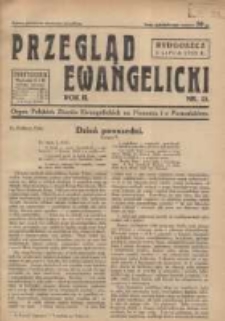 Przegląd Ewangelicki: organ Polskich Zborów Ewangelickich na Pomorzu i w Poznańskiem 1935.07.01 R.2 Nr13