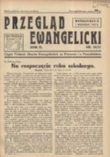 Przegląd Ewangelicki: organ Polskich Zborów Ewangelickich na Pomorzu i w Poznańskiem 1935.09.01 R.2 Nr16/17
