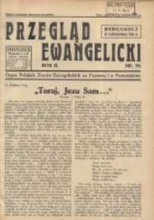 Przegląd Ewangelicki: organ Polskich Zbor&oacute;w Ewangelickich na Pomorzu i w Poznańskiem 1935.10.16 R.2 Nr20
