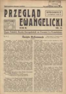Przegląd Ewangelicki: organ Polskich Zborów Ewangelickich na Pomorzu i w Poznańskiem 1935.11.01 R.2 Nr21