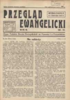 Przegląd Ewangelicki: organ Polskich Zbor&oacute;w Ewangelickich na Pomorzu i w Poznańskiem 1935.11.16 R.2 Nr22