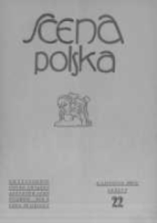 Scena Polska: organ Związku Artystów Scen Polskich. 1930 R.10 z.22