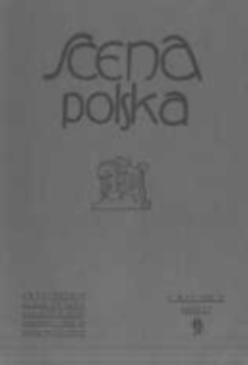 Scena Polska: organ Związku Artystów Scen Polskich. 1931 R.11 z.9
