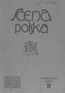 Scena Polska: organ Związku Artyst&oacute;w Scen Polskich. 1931 R.11 z.11