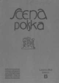 Scena Polska: organ Związku Artystów Scen Polskich. 1931 R.11 z.13