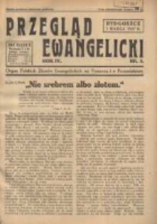 Przegląd Ewangelicki: organ Polskich Zbor&oacute;w Ewangelickich na Pomorzu i w Poznańskiem 1937.03.01 R.4 Nr5