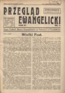 Przegląd Ewangelicki: organ Polskich Zbor&oacute;w Ewangelickich na Pomorzu i w Poznańskiem 1937.03.16 R.4 Nr6