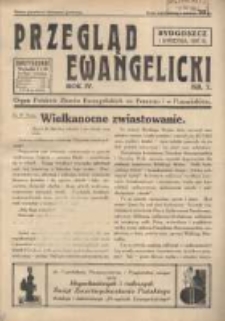 Przegląd Ewangelicki: organ Polskich Zbor&oacute;w Ewangelickich na Pomorzu i w Poznańskiem 1937.04.01 R.4 Nr7