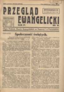 Przegląd Ewangelicki: organ Polskich Zbor&oacute;w Ewangelickich na Pomorzu i w Poznańskiem 1937.05.16 R.4 Nr10