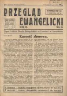 Przegląd Ewangelicki: organ Polskich Zborów Ewangelickich na Pomorzu i w Poznańskiem 1937.06.01 R.4 Nr11