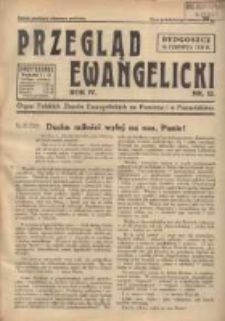 Przegląd Ewangelicki: organ Polskich Zbor&oacute;w Ewangelickich na Pomorzu i w Poznańskiem 1937.06.16 R.4 Nr12
