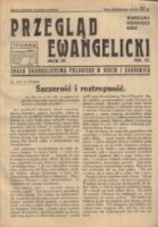 Przegląd Ewangelicki: organ ewangelizmu polskiego w kraju i zagranicą 1937.08.01 R.4 Nr17