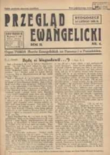 Przegląd Ewangelicki: organ Polskich Zbor&oacute;w Ewangelickich na Pomorzu i w Poznańskiem 1935.02.16 R.2 Nr4