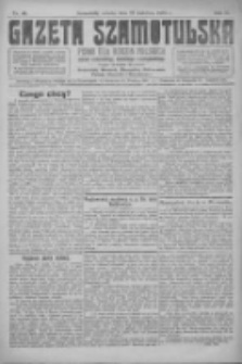 Gazeta Szamotulska: pismo dla rodzin polskich powiatu szamotulskiego, obornickiego i międzychodzkiego 1923.04.21 R.2 Nr46