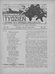 Tydzień: pismo dla rodzin polskich: dodatek niedzielny do "Gazety Szamotulskiej" 1931.05.31 R.6 Nr22