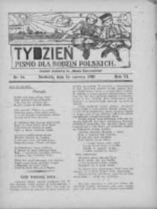 Tydzień: pismo dla rodzin polskich: dodatek niedzielny do "Gazety Szamotulskiej" 1931.06.14 R.6 Nr24