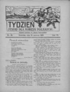 Tydzień: pismo dla rodzin polskich: dodatek niedzielny do "Gazety Szamotulskiej" 1931.06.28 R.6 Nr26