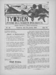 Tydzień: pismo dla rodzin polskich: dodatek niedzielny do "Gazety Szamotulskiej" 1931.12.20 R.6 Nr51