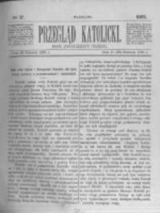Przegląd Katolicki. 1885.04.23 R.23 nr17