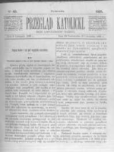 Przegląd Katolicki. 1885.11.05 R.23 nr45