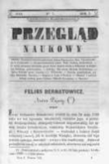 Przegląd Naukowy, Literaturze, Wiedzy i Umnictwu Poświęcony. 1844 T.1 nr7